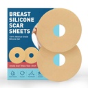Breast Scar Sheets Tape, Scar Scar Removal Sheets for Breast 6 Pack, Breast Reduction After Beaction for Skies, Breast Augmentation Post Becgery Supplies for Scar