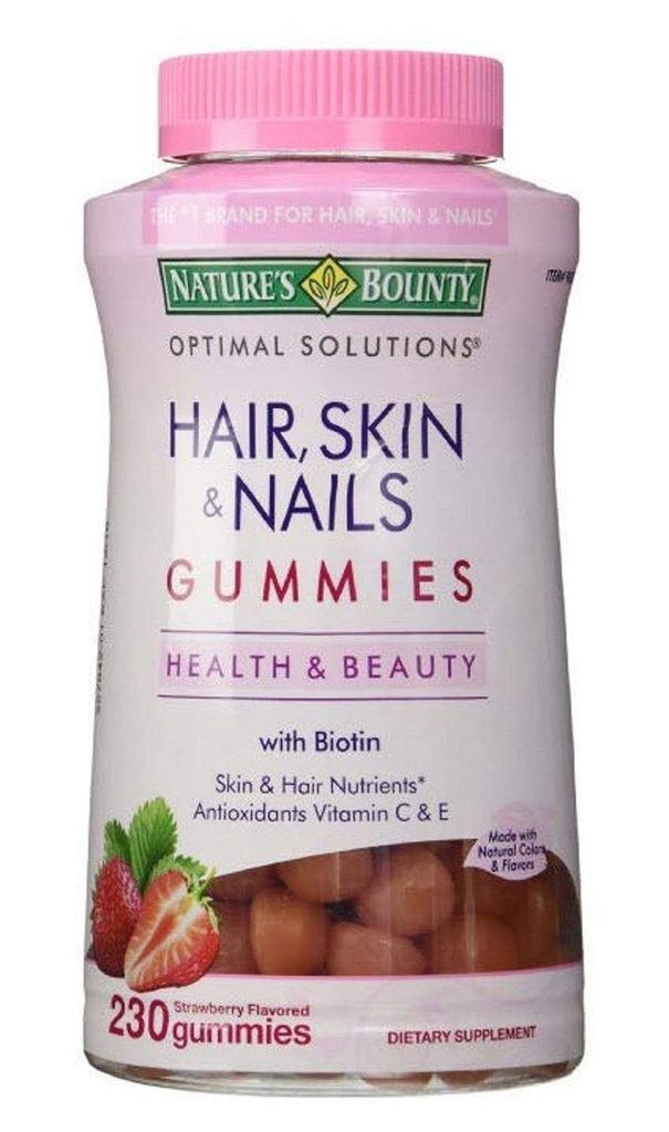 Nature 's Bounty Shkin and Nails, 230 Kimmies, 230 Count (Pack of 1)