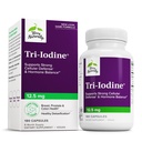 Terry Tentu Tri- Iodin - Dukung Thyroid Kesehatan - Aids Hormone Keseimbangan dengan Iodium Molekular dari Kelp - Features Potorium Iodide & Sodium Iodide - Dukungan Otak & Energi - 12.5mg, 180 Capsules