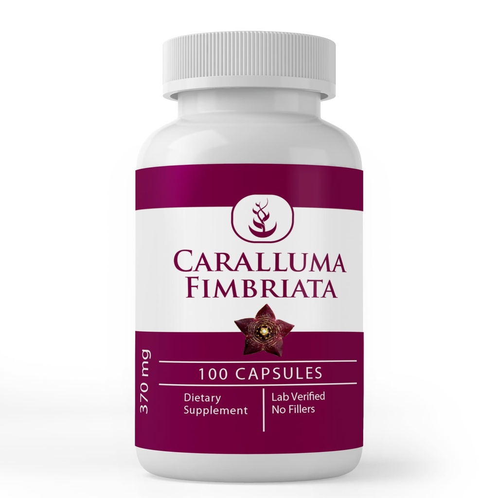 PURE ORIGINAL INGREDIENTS Caralluma Fimbambriata, (100 Kapsul) Selalu Murni, Tidak Ada Additives Atau Fillers, Lab Verified