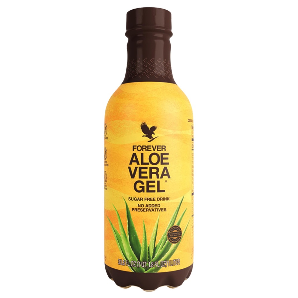 Selamanya Hidup - Aloe Vera Gel, Juice Inner Pure Leaf, 99.7% Content Aloe, Preservative- Bebas, 33.8 lf oz