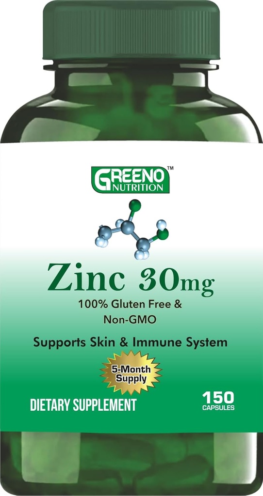 Zinc Picolinate Capsules, 30 mg, Sangat Absorbable, untuk Imune System Support, 150 Cacah (5 Bulan Supply)