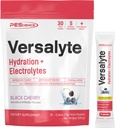 Pescience Versalyte Electrolite Hydration Packet, Sugar Free Electrolite Powder dengan Magnesium, Taurine, Antioksidants, Trace Minecure - Black Cherry, 30 Servings