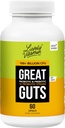 Vitamin CO yang hebat, Guts Probiotik - 100 Milyar CFU Probiotic - Saldo Gut Microbiome, GI Tract, Inflammation, Internable, Reflux, Upset Stomach, & Diare - 60 Caps