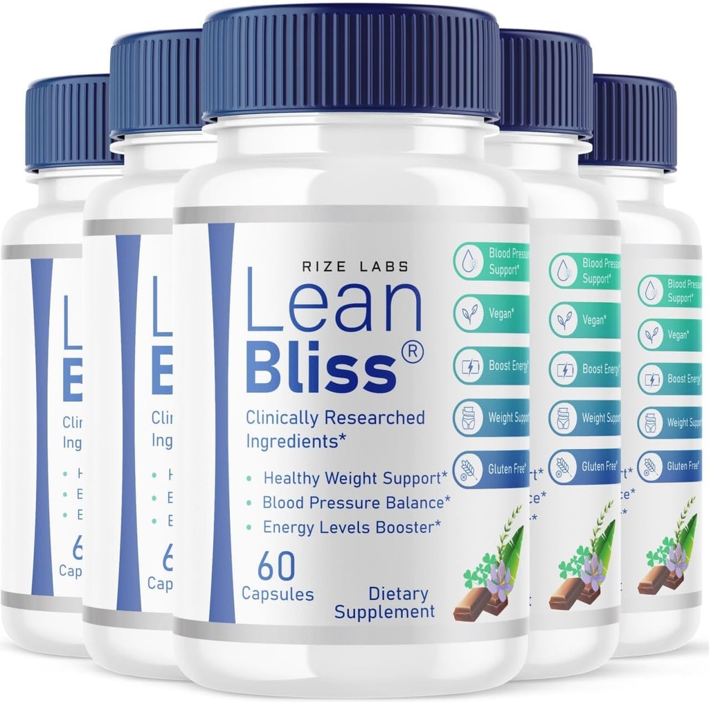 (5 Paket) Lean Bliss Woss Pills, Lean Bliss Bliss Burning Formula, LeanBliss Advanced Metabolism Capsules For Natural Weight Management & Blood Support, LeanBlied Dietary Suppplement (300 Capsules)