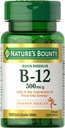 Nature 's Bounty Vitamin B-12 500 Mcg, 100 Count