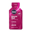 Gel Energi GU, Gel Energi Olahraga, 8-Count, Tri- Berry
