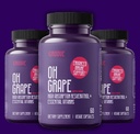 Oh Grape Resveratrol Suplemen 525mg (60 Capsules): Support Fungsi Kognitive, Kesehatan Hati & Imune Sistem 124; Dibedak dengan Zinc, Magnesium & Nuterium Lain