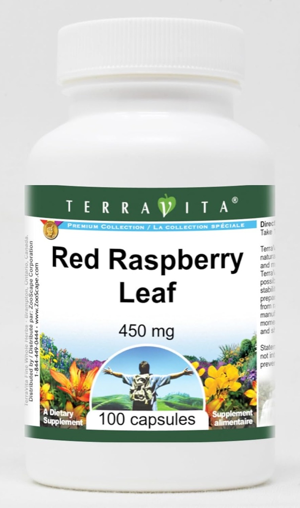 Red Raspberry Leaf - 450 mg (100 Capsules, ZIN: 51172)