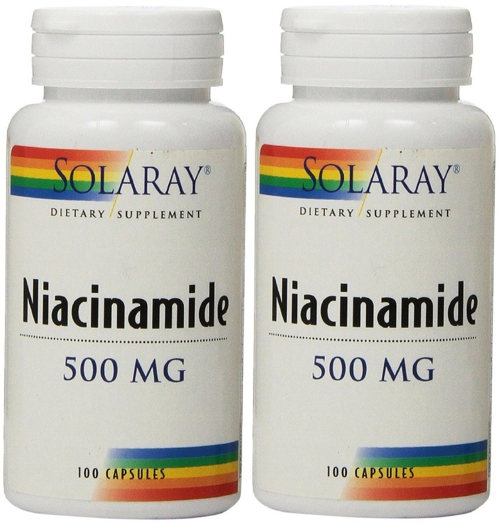 AEE Niacinamde 500mg Solaray 100 VexCaps
