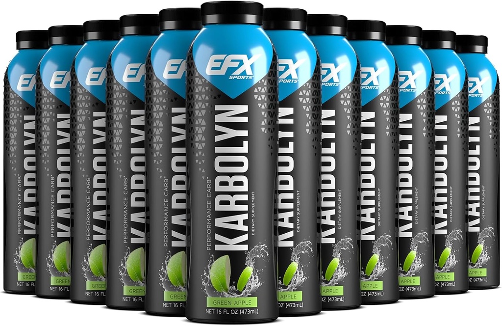 Minuman Karbolyn Bahan Bakar EFX 124; Pre, Intra, Post Workout Carbohydrate Drink (Green Apple)