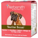 Herbsmith Taurine Boost - Cardiak and Heart Support for Dogs and Catine - Taurine Suplement for Dog and Cat Heart Health - with CoQ10, Taurine and L- Carnitine for Dogs - 75g