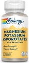 Solaray Magnesium dan Potasium Asporotates w / Bromelain, Healthy Electrolite, Muscle, Heart & Cellular Dukungan, 60 Vegan Caps