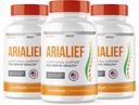 (3 Pack) Arialief Sciatica Nerve Dukung, Arialeaf Advanced Nerve Health, Arialeaf Prime Palm Sciatica, Aria Leaf Primepale Aria Lief, Nerve Relief Sciatic Soothing (180 Capsules)