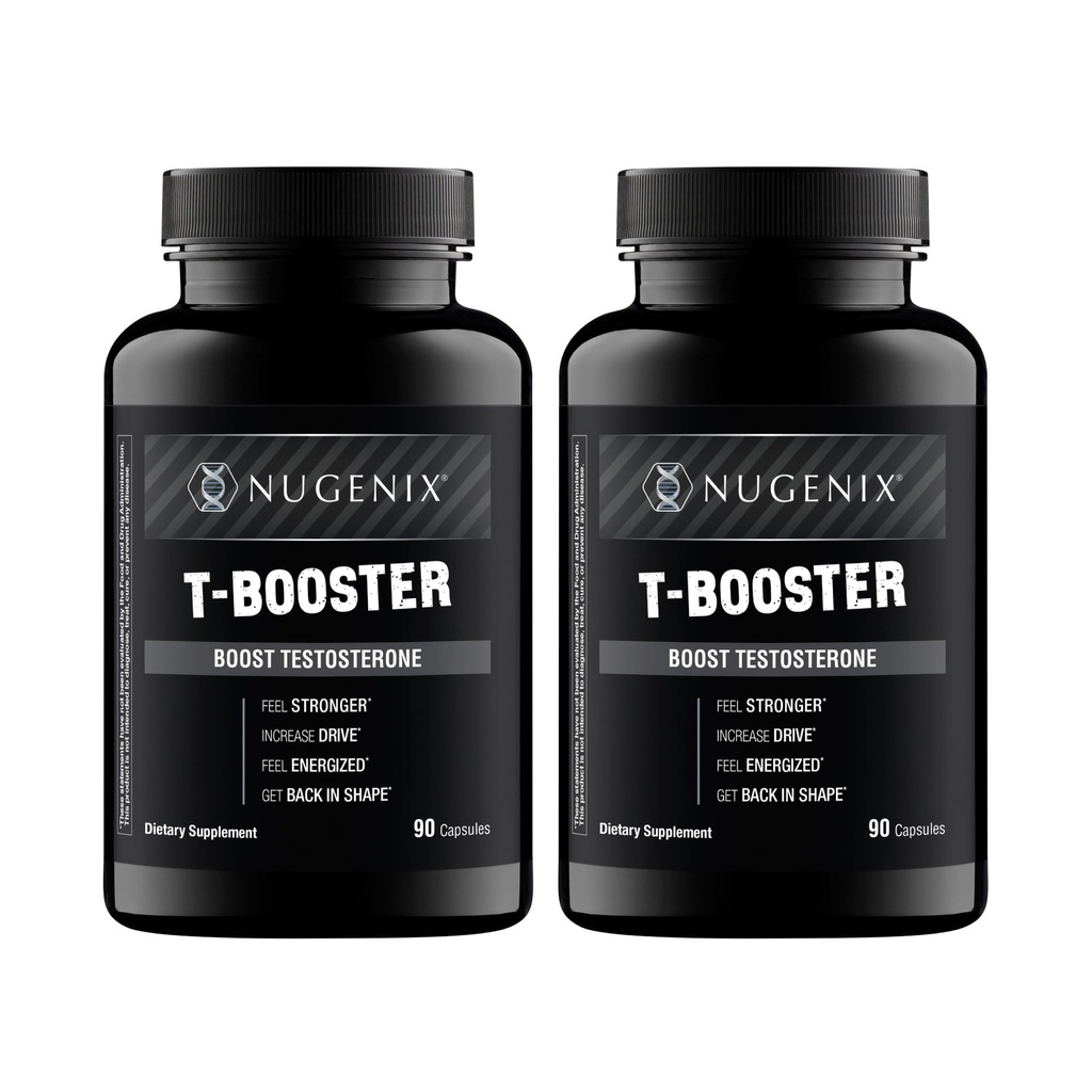 Nuclex T Boost - Free Testosterone Booster Supplement for Men, 180 Count