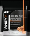 EC Sports Whey + Protein Powder, Chocolate Peanut Butter Mix w / Digetical Enzymes - Isolate Suplemen, Collagen Peptides w / Swift Reform - 30 Servis
