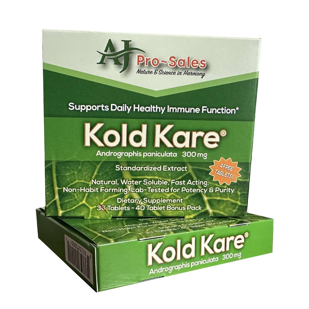Fungsi Kesehatan Ammunitas Kold Kae Daily, 40 Count, Kemasan 2 - Efektif Melawan Dingin, Sinus, Gejala Allergy 124; Non-Habit Membentuk 124; Tidak ada Efek Sisi