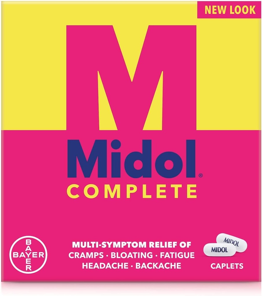 Caplet Lengkap Midol, 24- Cacah (Paket 2), Paket May Vary