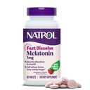 Natrol Quast Dissolve Melonatin 1 mg, Sleep Dupport for Adults