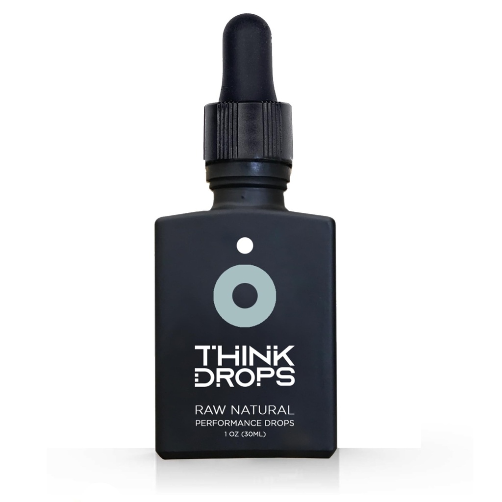 DROP FX Think Drops - Fast- Absorbing L- Theanine & Ashwagandha Liquid Suplement, Natural Nootropic for Enhanced Memory & Cognitive Fungsi