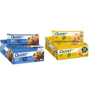 Quest Nutrition Blueberry Muffin (12 Count) (Lemon Cake (12 Count) Protein Bars Bundle, High Protein, Gluten Free