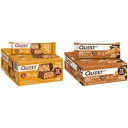 Quest Nutition Crispy Chocolate Peanut Butter Hero Protein Bar, 18g Protein & Chocolate Peanut Butter Bars, High Protein, Low Carb, Gluten Free, Keto Friendly, 12 Count