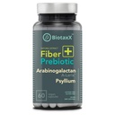 Psyllium Husk (Plantago ovata) + Arabingalant 95% - 660 mg, 60 Vegan Capsules - Kompleks Fiber