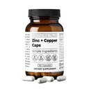 Santa Cruz Paleo, Zinc & Copper Mineral Suplement, Glupsi Tinggi Formula, Zinc Suplemen untuk Skin & Hair, L Methionine, Gluconate, Trace Minerals, Gluten Free, Keto, Paleo, 60 Capsules