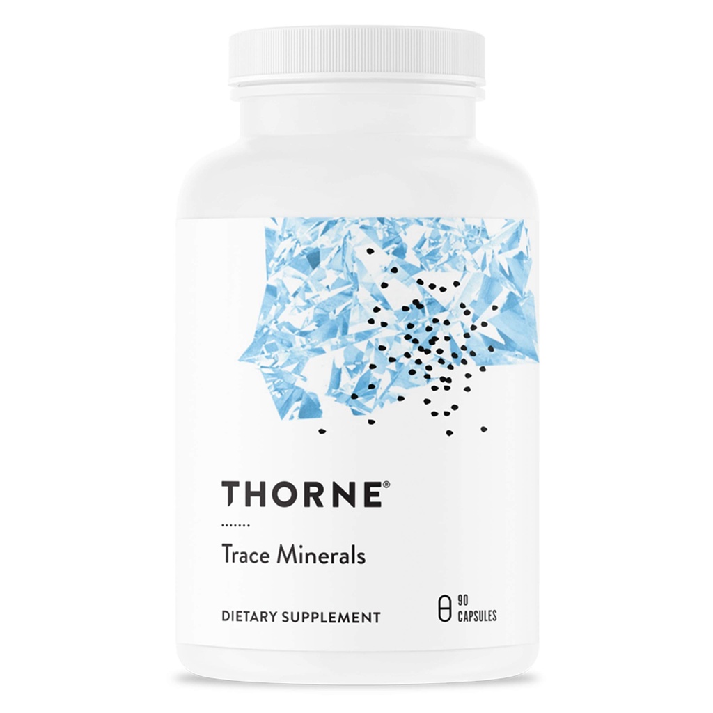 THORNE RESEARCH - Trace Minerals (Zn / Mn / Cr / Se / Mo / V) - 90 's [Kesehatan dan Kecantikan]
