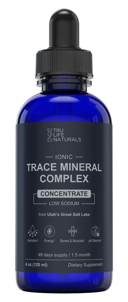 Telusuri Kompleks Mineral - 4 oz (48Servis) - 72 + Konsentrat Mineral Ionic / Magnesium, Klorida, Boron, Potasium / Support Hidration & Electrolyte Keseimbangan