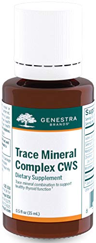 Genestra Brands Trace Mineral Complex CWS 124; Mendukung Thyroid Fungsi dan Membantu Melindungi Oxidative Stress 124; 0.5 f.oz.