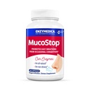 Enzymedica, MucoStop, Suplemen Enzyme Natural, Relieves Seasonal atau Occasional Contraffic, Supports Easy Breathing, 48 Count