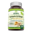 Herbal Rahasia Turmeric Curcumin & Ginger dengan Tambahan BioPerine 124; 2.250 Mg Per Serving 14; 180 Capsules 12.4; Non- GMO 124; Gluten Free 124; Dibuat di AS