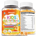Anak-anak Multivitamin Gummies - Vitamin A D3 K2, Methylated B- Complex dengan Omega-3, Iron for Imune & Development - Organic Mixed- Berry Flavor Multivitamin Anak-Gula & Vegan