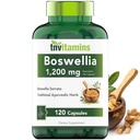 tnvitamin Boswellia Extract Capsules, 120 Count 124; 1.200 mg per Capsule 14; 65% Boswellic Acids + 10: 1 comcentract Extract 124; Boswellia Serrata 124; Gabungan & Mobility Dukungan *