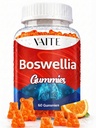 VAITE Boswellia Serrata Gummies 1200mg - Indian Frankin- Extract with Boswellic Acid, Plant-Based Suplemen, Gabungan Dukungan Kesehatan Formula, Non- GMO, Gluten- Free, Sugar- Free, 60 Chewables