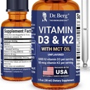 Dr. Berg Maximum Kekuatan Vitamin D3 K2 Liquid Drops with MCT Oil - 5.000 IU Liquid Vitamin D3 with K2 - Supports Strong Bones, Heart, Energy, Immunity, and Overall Vitalitas * - Unflamited 1 Fl Oz
