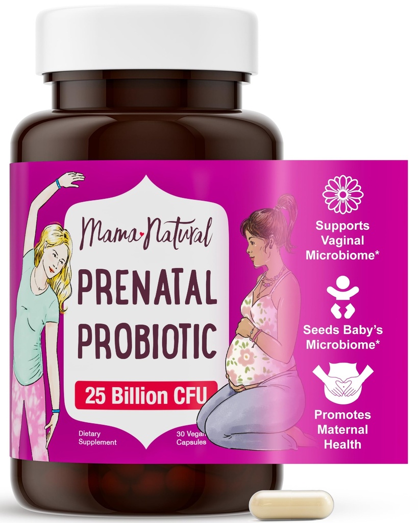 Mama Natural Prenatal Programs for Women - Gut & Imune Dukung untuk Pregnancy, Breastfeating & Postpartum *