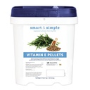 Smart & Simple Vitamin E Pellets 124; Pirlement Horse Pelles 12.4; Vitamin E for Horse 124; Imune Dukungan 124; Pellet Form untuk Easy Feeding 124; 112 Servings 124; 3.7 LB Bucket