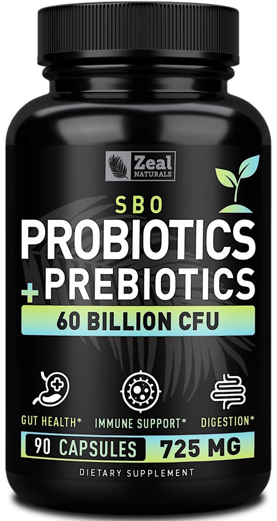 Produksi dan Prebiotik + SBO Produksi (60 Billion CFU 124; 90 Capsules) Acighoculus Probiotic w.