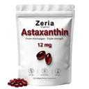 Astaxanthin 12mg, Natural Astaxanthin Suplemen Algae, 120 Softgels (1 Bag)
