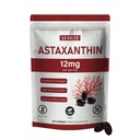 Astaxanthin Supplement 12mg, 120 Softgeels 126; Premium Astaxanthin Antioksidant dari Microalgae 124; Kekuatan Tinggi, Non- GMO, Gluten dan Soy Free Formula (1)