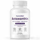 Nuthewell Astaxanthin - Daily Antioksidant Wellness Sulness Sughlement Suffed Astaxanthin Clean Formula untuk Aktif Gaya Hidup Mudah Untuk Mengambil Kasules - 90 Softgels (1)