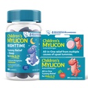 MYLICON Tummy Relief for Kids Bundle, Daytime Tummy Relief Tablet + Nighttime Gummies with Meltonin