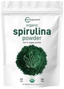 Mikro Ingredians Organic Spirulina Powder, 1lb 124; Blue Algae Hijau, Rich in Vegan Protein, Vitamin & Minamins & Minamins 124; Sumber dari Natural Chlorophill & Enzymes 124; Non-GMO, Gluten- Free, No Addonics