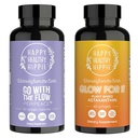 Happy Healthy Hippie Glow for It Astaxanthin Suplement & Go with The Flow Perimenopause Suplemen Perempuan