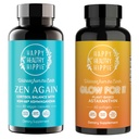 Happy Healthy Hippie Glow for It Astaxanthin Suplement & Zen Again Cortisol Manager