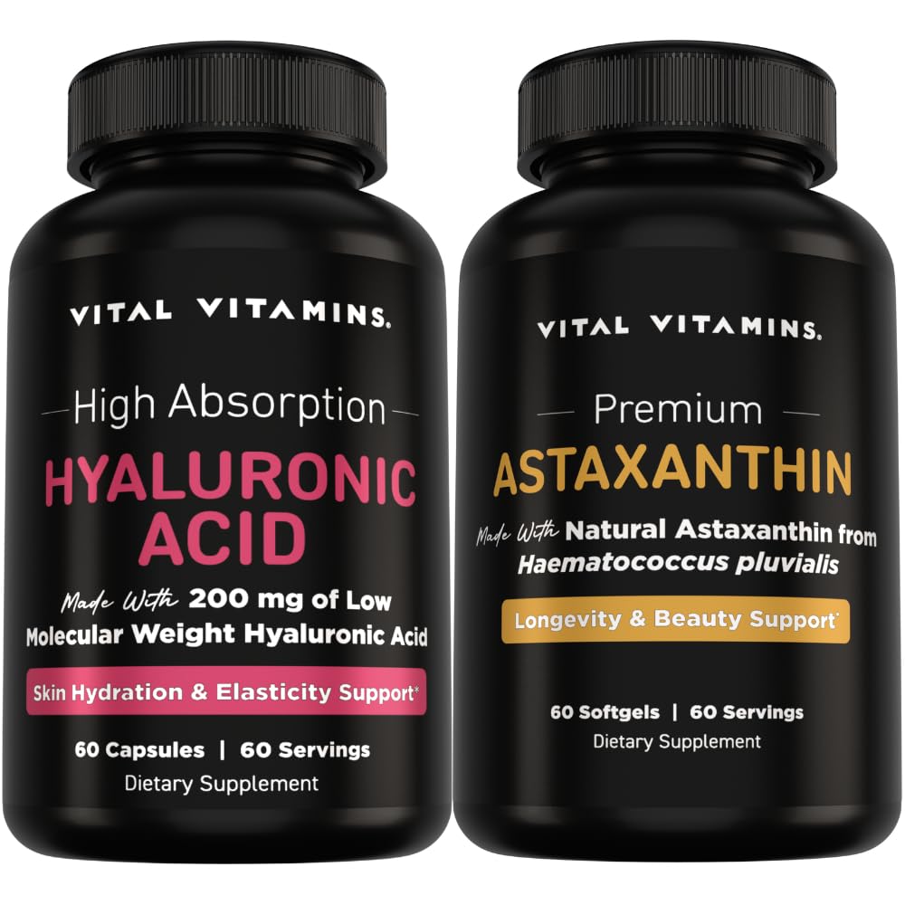 Vitamin Vitamin Pure Hyaluronic Acid 60 ct + Astaxanthin 60 ct