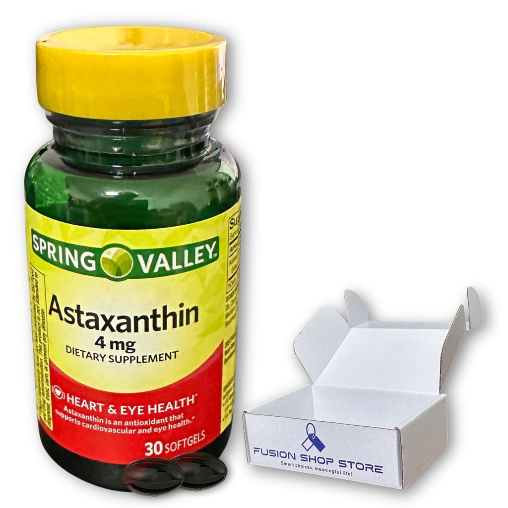 Astaxanthin 4 mg 30 Softgels (Pack of 1), Tinju oleh Toko Fusion
