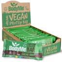 BodyMe Organic Vegan Bar Protein 124; Raw Cacao Mint 124; Kotak 12 x 2.12oz (60g) Alah4; dengan 3 Tanaman Protein